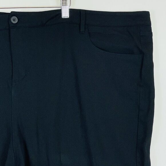 Studio by Torrid Black Ponte Knit Stretch Career Pants Trousers Womens 30 Plus - Picture 3 of 7